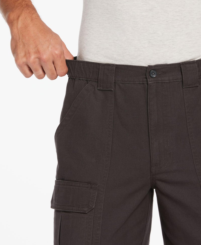 Savane Men's Hiking Cotton Cargo Shorts with Tech Pocket (Available in Big and Tall), Dark Grey, 42 - Image 4